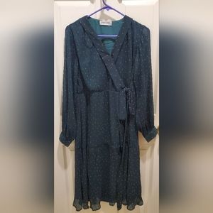 Citrus & Lemon Polka Dot Dress - S